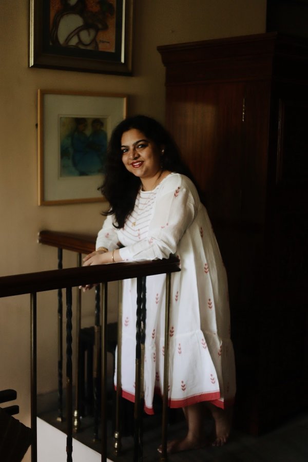 Long Dress Red and White