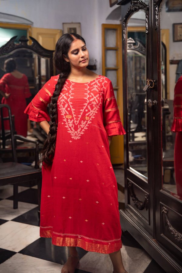 Chakra Back Smock Dress