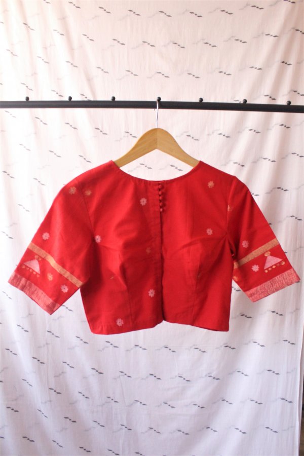 BLOUSE-RED MA PA