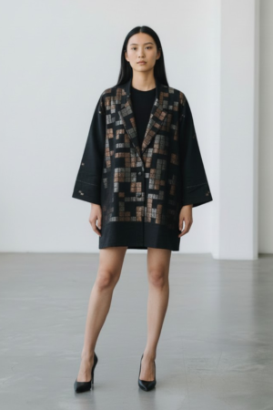 PIXEL JACKET - BLACK ZARI PIXEL